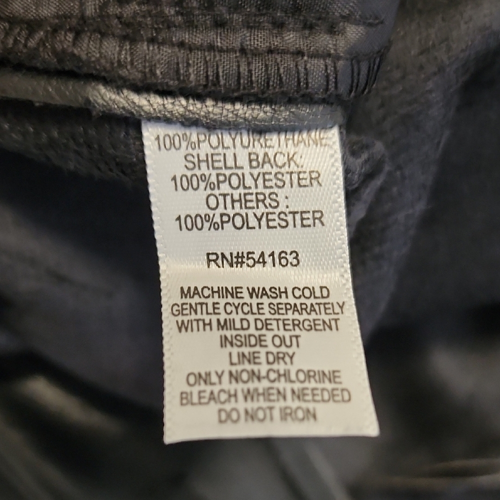 Marc New York Black Faux Leather Pants - Picture 8 of 12